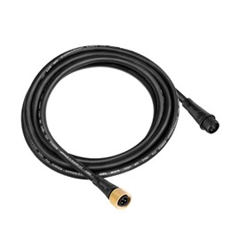 10FT Brass Waterproof Extension Cord for ATCD Linkable LED Wall Washer Lights, Extension Line Heavy Duty Extender Cable with Male to Female Connectors