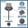 Rocky The Raccoon Seed & Plant Markers – Cute Metal