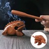 Hsthe Sea Mini Wooden Croaking Frog, Fair Trade Percussion Instrument,