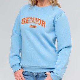 SEC Apparel Senior 2026 Mom Iron On Decals Patch Transfers Applique Letters for t Shirts Fabric Clothing | 1