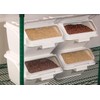 Winco Bulk Food Ingredient Bin Shelf Storage, 5 Gallon
