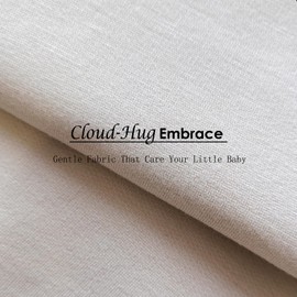 MISSWISDOM Baby Wrap Carrier, Adjustable Infant Carrier Wrap Newborn to Toddler(7-40lbs), All Seasons Baby Wearing Wrap One Size Fits All, Hands Free Kangaroo Infant Carriers, Beige