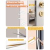 32.8 Ft Weather Stripping Door Seal Strip,Self Adhesive Door Soundproofing