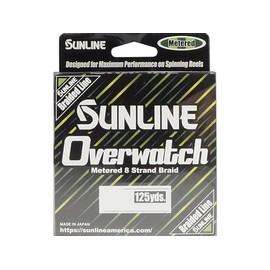 Sunline Overwatch 8 Strand Braided Green Metered Fishing Line (12-Pounds/125-Yards)