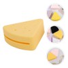 SOIMISS Caja Triangular de Silicona para Esponjas de Maquillaje Portátil