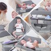 Portable Baby Changing Station with Adjustable Height - Foldable Diaper