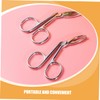 FOMIYES Sturdy Eyebrow Clip Set Precision Tweezers for Women Comfortable