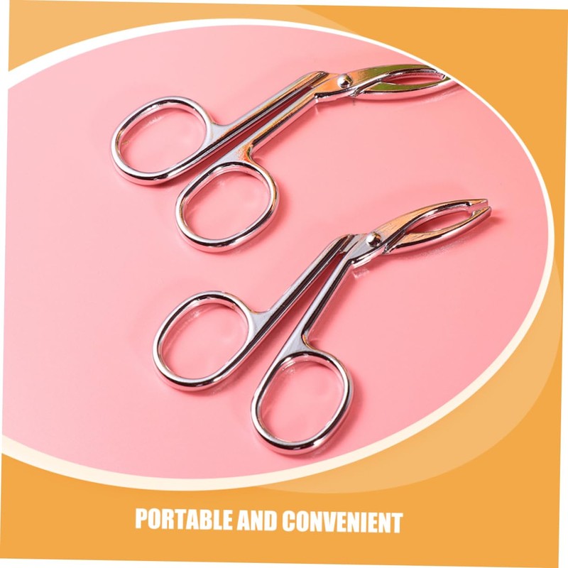 FOMIYES Sturdy Eyebrow Clip Set Precision Tweezers for Women Comfortable