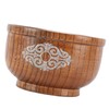 Bowl Sour Jujuba Wood Handmade Anti Scald Classic Rice Bowl
