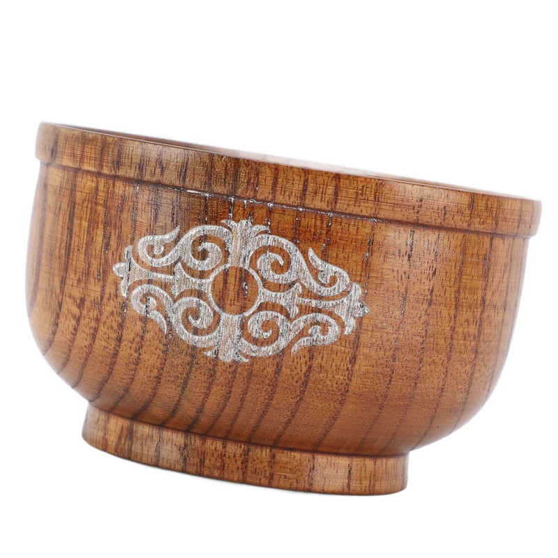 Bowl Sour Jujuba Wood Handmade Anti Scald Classic Rice Bowl