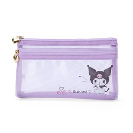 Sanrio 054089 Sanrio Flat Pen Case, Kuromi, Kuromi, 4.3 x 7.9 x 1.0 inches (11 x 20 x 2.5 cm), Character
