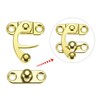 sourcing map Antique Vintage Lock Clasp Left Latch Hook Hasp