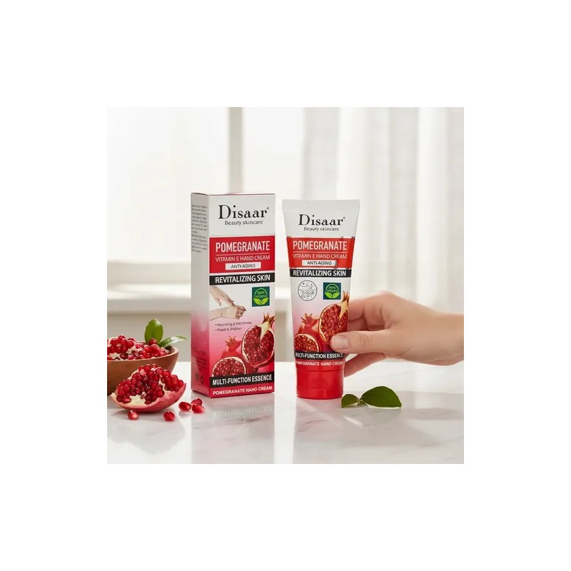Crema Para Manos Con Vitamina E Y Granada Natural (60g)