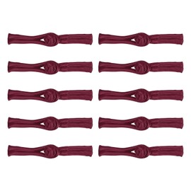 MECCANIXITY 10 Pairs Chinese Knots Frog Buttons Closure Purple Red Sewing Buttons Fasteners for DIY Sewing Coats Cloak Sweater Bridal Costume Outfit, 3.54x0.47 Inch