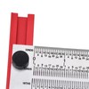 T Rule Stainless Steel Silver Scribing Ruler Woodworking Measuring Tool