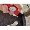 ShingleShock Roof Shingle Installer Roofing Tool, Steel Black, Rubber Grip,