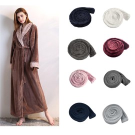 PEILINZE Bathrobe Belt Replacement Fleece Bathrobe Tie Replacement Flannel Robe Belt Hotel Bathrobe Belt Plush Flannel Belt