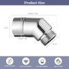 DOUSELLA Hand Shower Adapter 45 Degree Rain Shower Head Adapter
