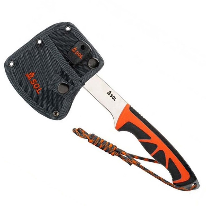SOL 13860 Stoke Camp Hatchet for Camping, Outdoors, Compact, Multi-Purpose