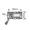 AB Tools GENUINE MAYPOLE PRESSED STEEL 34MM SPLIT CLAMP, TRAILER
