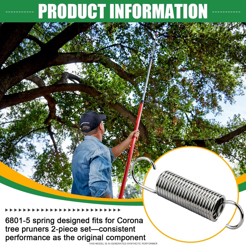 6801-5 Clipper Compound Tree Pruner Spring,2 Pack