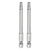 HARFINGTON 2pcs T27 Security Torx Bit 1/4" Hex Shank 3"