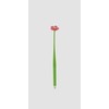 ZEUP BEAULEAF 920959 Water-Based Ballpoint Pen, Flower Pink