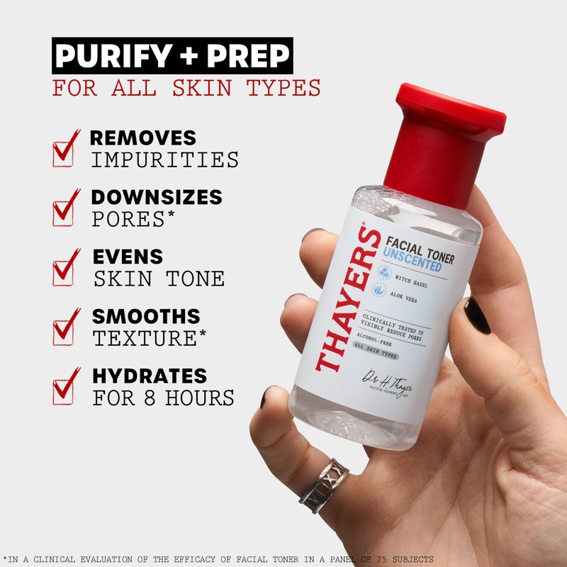 Thayers Trial Size Alcohol Free Unscented Witch Hazel Facial Toner