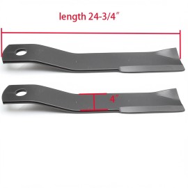Unbranded 11150 Rotary Cutter Blades for Bush Hog 315 1315 2315 2415 2615 2615L 3715 Set 2