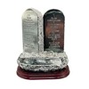 3 ARCHES USA Ten Commandments Silver Decor, Stone Design Replica