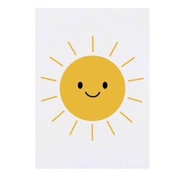 Azeeda 'Glücklicher Sonnenschein' Temporäres Tattoo - Hautfreundlicher & Ungiftiger Abziehbild · Wasserfest (TO00085075)