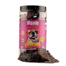 Crunchies by Canhijos - Premios para Perros - Hígado de Res deshidratado 400g                                                                         
