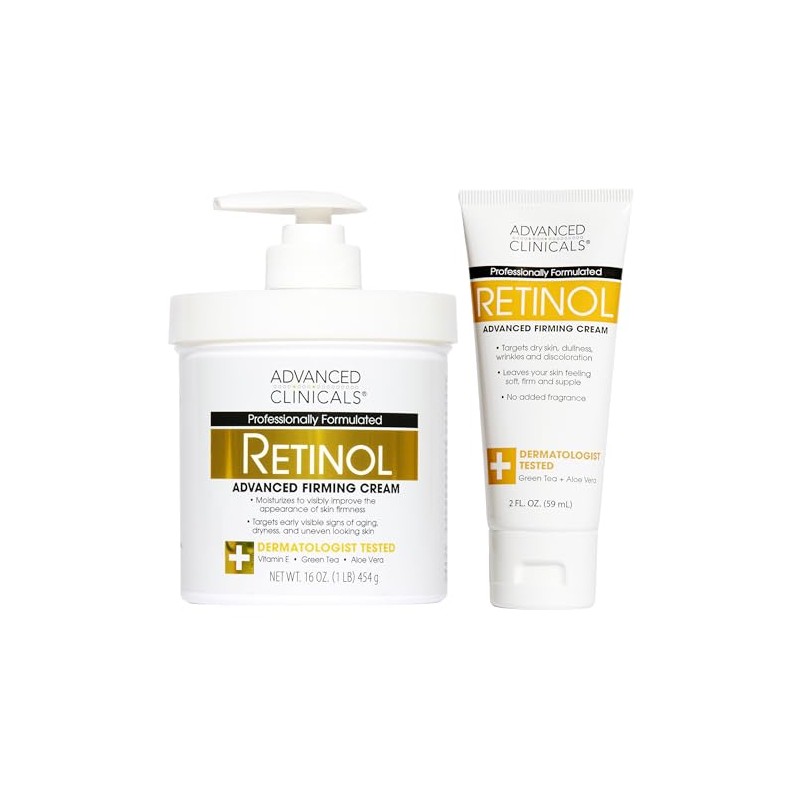 ADVANCED CLINICALS 2 PACK SET - CREMA REAFIRMANTE CORPORAL RETINOL