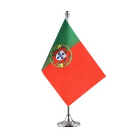 Portugal Desk Flag Portuguese Small Mini Table Flags Decorations(Portugal)