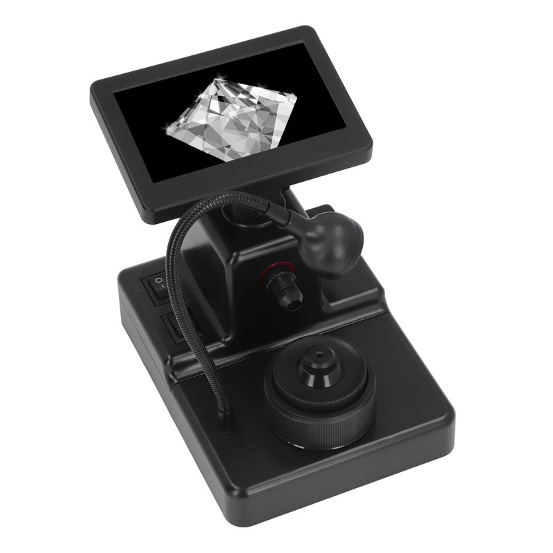 Diamond Waist Code Microscope 1000X Magnification 4.3 Inch LCD Screen