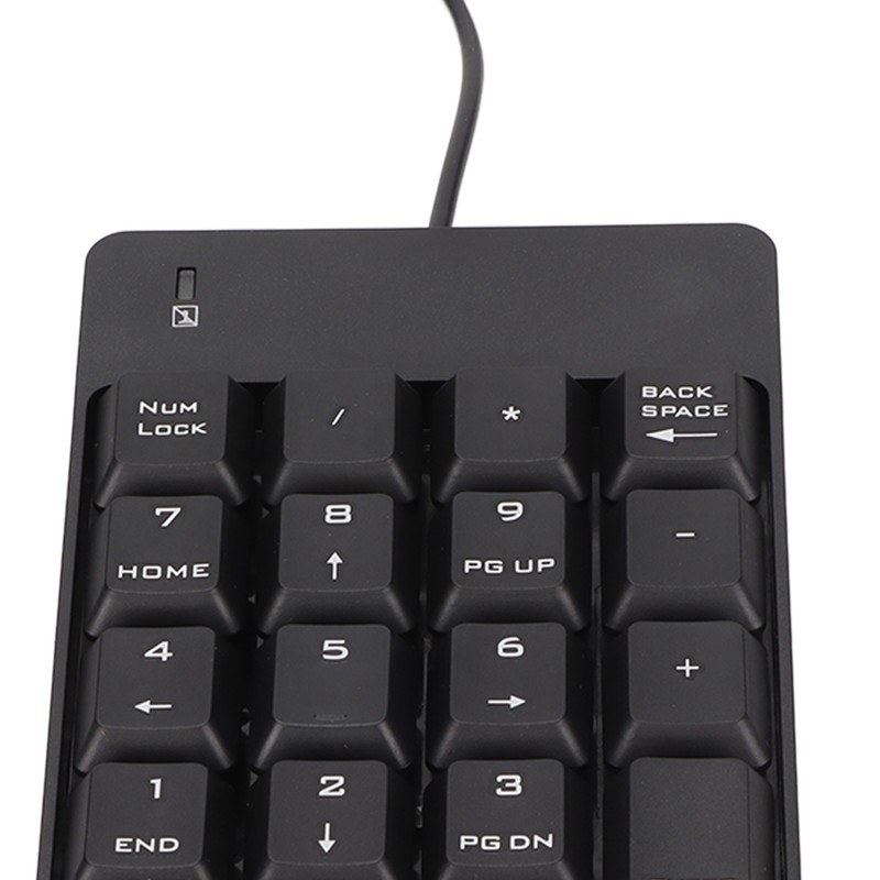 Number Pad Wired 19 Key USB Interface Drive Free Portable