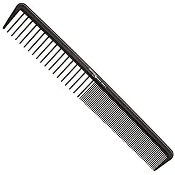 Hercules Saw Him C8 Anthracite 7.5 Carbon Comb Hair Cutting Comb (Pack of 1)