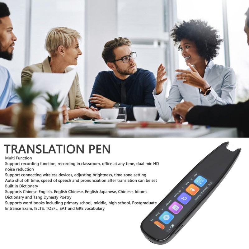GOWENIC Translation Pen 2.99 Inch Touchscreen Voice Photo Text WiFi
