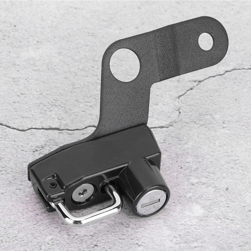 Motorcycle Modification Aluminum Alloy Helmet Lock Mount Hook Fit for