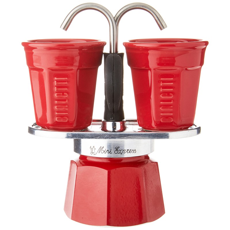 Bialetti - Mini Express Color: Moka Set includes Coffee Maker