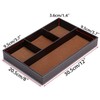 BTSKY 4 slots Desk Drawer Organizer, PU Leather Drawer Storage