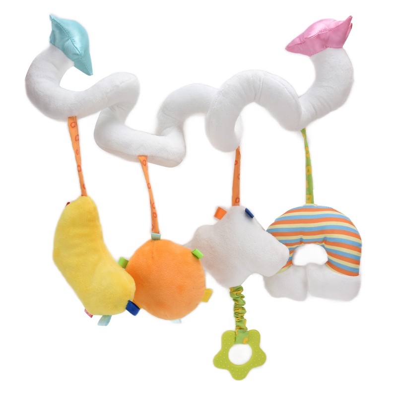 Baby Spiral Wrap Crib Bed Toy Cartoon Cute Stroller Car