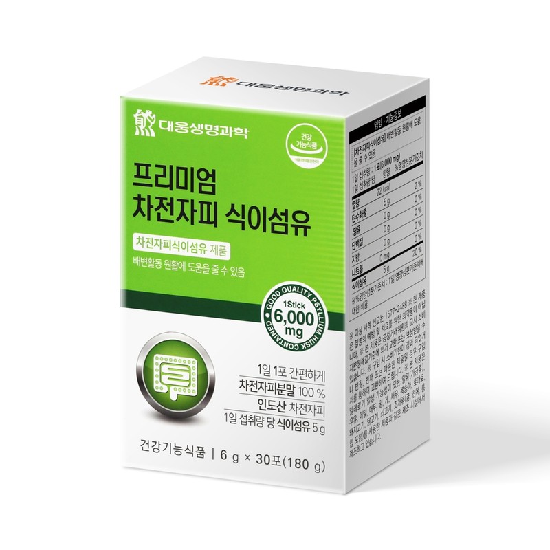 Daewoong Life Science Psyllium Husk Dietary Fiber Vegetable Soluble Kwaebyeon