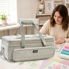 AMOIGEE Double Layer Carrying Case for Cricut Explore 5, Accessories