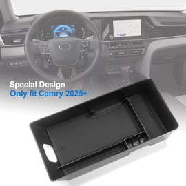 CKE for Toyota Camry 2025 Car Center Consoles Organizers Armrest Cover Glove Tray Armrest Storage Box Insert Tray for 9th Gen Camry for Toyota Camry Accessories LE SE XLE XSE