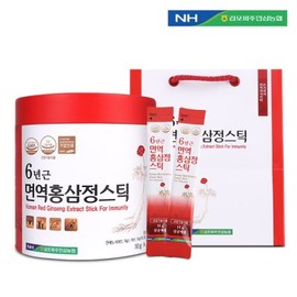 THREE [Gimpo-Paju Ginseng Nonghyup] 6-year-old immune red ginseng extract stick 10g x 100 packets