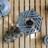 Outdoor Camping Stoves Rack Portable Stainless Steel Furnace Frame Windshield