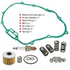 300EX Clutch Friction Plates Gasket & Oil Filter Kit Compatible