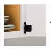 Liberty Matte Black Self-Closing Overlay Cabinet Hinge 5-Pairs Per Pack
