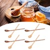 8 Pcs Wooden Spoon Beech Wood Safe Environmentally Friendly Wooden